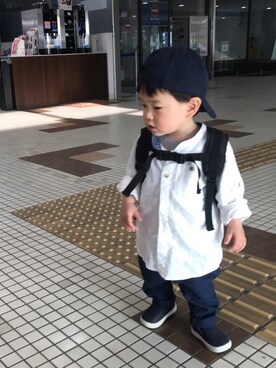 あおみちさん（キッズ・80cm）の春コーディネート