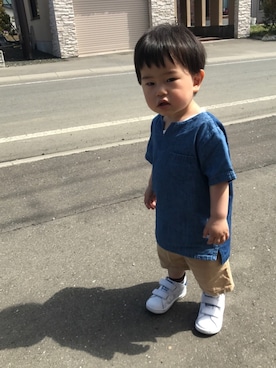 あおみちさん（キッズ・80cm）の春コーディネート