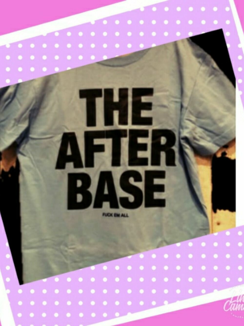 「AFTERBASEのアイテム（Tシャツ/カットソー、ブルー系）」を使った、🍵麻亜羅&まこづ🍵【プロフ必読】さん（レディース・156cm）の春コーディネートの1枚目の写真