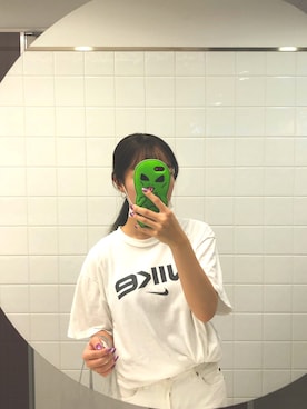 「RIPNDIP（リップンディップ）のアイテム（財布/小物）」を使った、eee👽さん（レディース・154cm）の秋コーディネート
