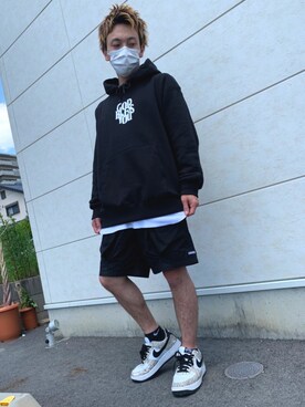 「KINGSIZE（キングサイズ）のアイテム」を使った、ブレヒロさん（メンズ・168cm）の春コーディネート