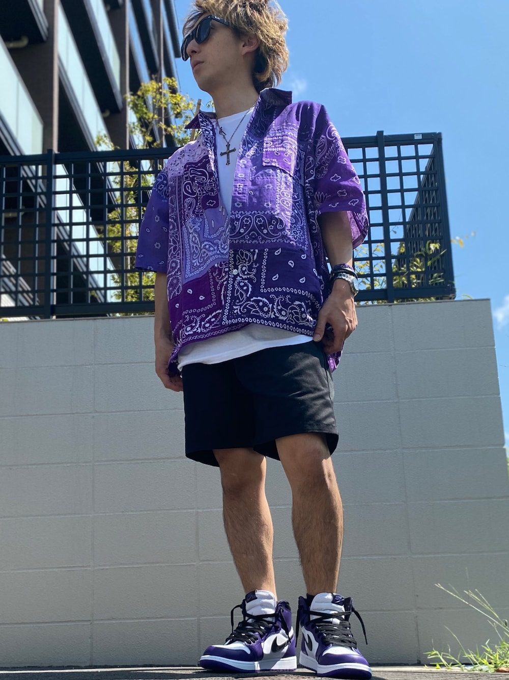Supreme 水色 バンダナ柄 Tシャツ L Supreme シュプリーム 19AW Bandana Box Logo Tee バンダナ