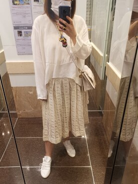 「initial（イニシャル）のアイテム（ワンピース/ドレス）」を使った、C Huiさん（レディース・162cm）の夏コーディネート
