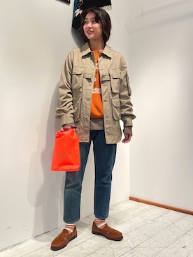 「アイテム（ドレスシューズ）」を使った、おたけさん（レディース・162cm）の春コーディネート