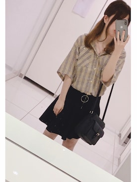 「オルチャンファッション」｜「アイテム（アクセサリー）」を使った、HaRuさん（レディース・147cm）の夏コーディネート