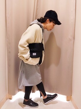 「アイテム（ブルゾン）」を使った、バヤコさん（レディース・161cm・30代）の秋コーディネート
