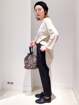 「ワッフル」｜バヤコさん（レディース・161cm）の春コーディネート