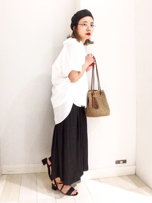 GLOBAL WORK �C�I�����[���V����o���R����̃V���c/�u���E�X�u���l���R���X�L�b�p�[/827992�iGLOBAL WORK�b�O���[�o�����[�N�j�v���g�����R�[�f�B�l�[�g