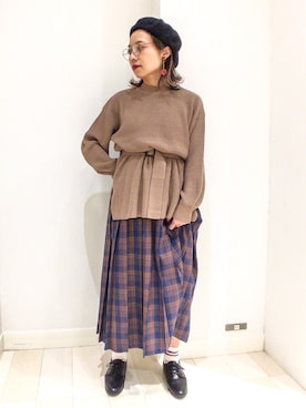 バヤコさん(レディース・161cm)の冬コーディネート