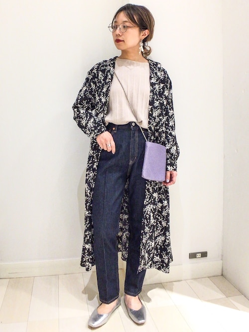 Global Work 新潟南イオンモールバヤコさんのメガネを使ったコーディネート Zozotown