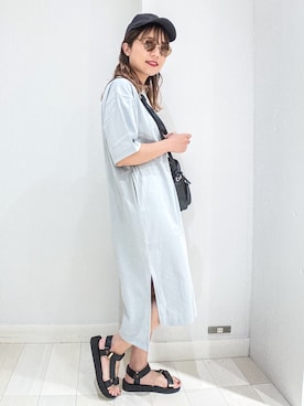 サングラスを使った キャップ女子 のレディース人気ファッションコーディネート ユーザー ショップスタッフ Wear