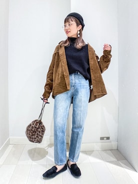 「アイテム（その他シューズ）」を使った、バヤコさん（レディース・161cm・30代）の秋コーディネート