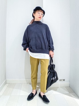 「アイテム（その他）」を使った、バヤコさん（レディース・161cm・30代）の秋コーディネート