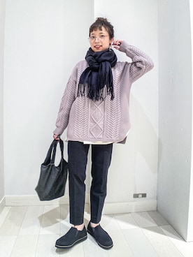 「アイテム（その他）」を使った、バヤコさん（レディース・161cm・30代）の冬コーディネート