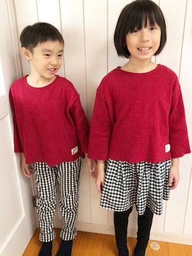 fumika.mさん（キッズ・124cm）の秋コーディネート