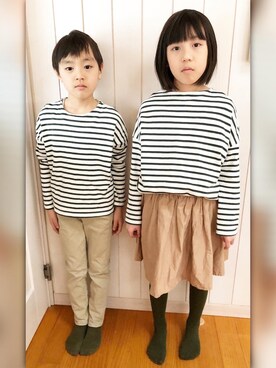 fumika.mさん（キッズ・125cm）の冬コーディネート