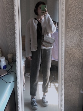 「CONVERSE（コンバース）のconverse（コンバース） ALL STAR OX（オールスターOX）（スニーカー）」を使った、Sonokoさん（レディース・161cm）の秋コーディネート