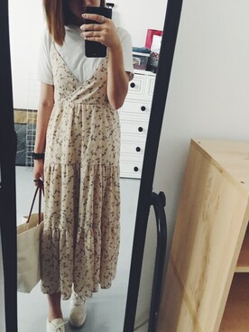 「Sister（シスター）のアイテム」を使った、Vimon0nanaさん（レディース・163cm）の春コーディネート