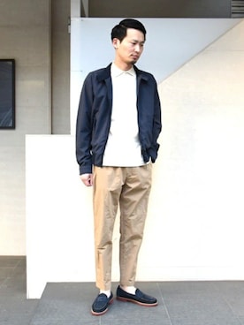 「STILL BY HAND」｜「アイテム（ジャケット/アウター）」を使った、前田さん（メンズ・177cm）の春コーディネート