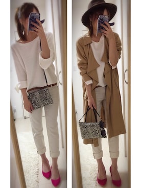 natsukaさん（レディース・159cm）の春コーディネート