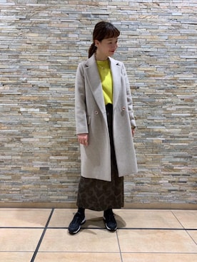 「PHILIPPE AUDIBERT（フィリップ オーディベール）の＜PHILIPPE AUDIBERT（フィリップオーディベール）＞メダルネックレス ∴（ネックレス）」を使った、KYOKO MATSUMOTOさん（レディース・171cm）の秋コーディネート