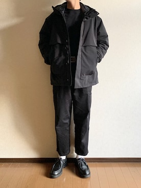 「KLEMAN（クレマン）の＜KLEMAN＞ PADRE/シューズ（モカシン/デッキシューズ）」を使った、raiさん（メンズ・177cm）の冬コーディネート