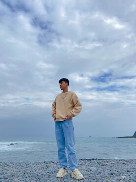 랴오위승さん（メンズ・175cm）の冬コーディネート