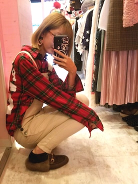 「PYREX（パイレックス）のアイテム」を使った、GURE UN GUREさん（レディース・157cm）の秋コーディネート