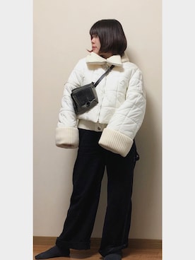 「AGILITY（アジリティー）のアイテム（バッグ）」を使った、まりさんさん（レディース・158cm）の冬コーディネート