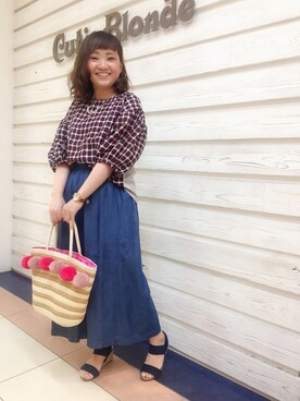 kitaさん（レディース・147cm）の春コーディネート