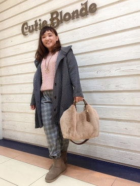 「キルティングコート」｜kitaさん（レディース・147cm）の秋コーディネート