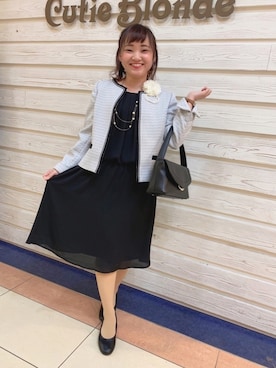 「入園式」｜「アイテム（セットアップ）」を使った、kitaさん（レディース・147cm）の冬コーディネート