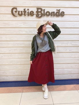 「リバーシブル」｜「アイテム（財布/小物）」を使った、kitaさん（レディース・147cm）の秋コーディネート