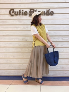 「スカンツ」｜kitaさん（レディース・147cm）の夏コーディネート