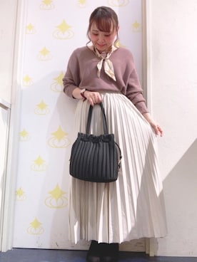 「DRESKIP（ドレスキップ）のアイテム（財布/小物）」を使った、kitaさん（レディース・147cm）の冬コーディネート