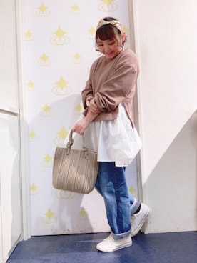 「DRESKIP（ドレスキップ）のアイテム（財布/小物）」を使った、kitaさん（レディース・147cm）の冬コーディネート