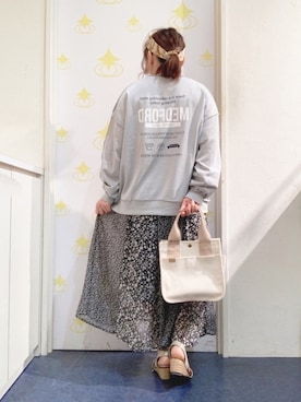 「DRESKIP（ドレスキップ）のアイテム（財布/小物）」を使った、kitaさん（レディース・147cm）の春コーディネート