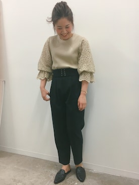 「アイテム（腕時計）」を使った、KANEKOさん（レディース・155cm）の秋コーディネート