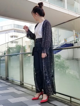 「Big John（ビッグジョン）のアイテム」を使った、KANEKOさん（レディース・155cm）の夏コーディネート