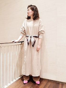 「アイテム（財布/小物）」を使った、KANEKOさん（レディース・155cm）の冬コーディネート