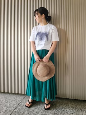 「アニエスベー」｜KANEKOさん（レディース・154cm）の春コーディネート