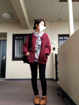 kayonさん（レディース・158cm）の冬コーディネート