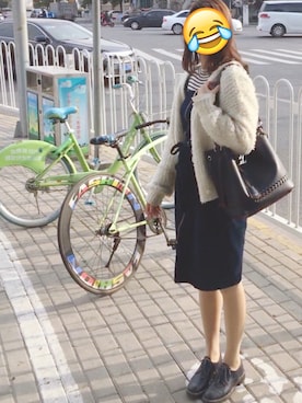「SNIDEL（スナイデル）のアイテム（ブルゾン）」を使った、♡イチゴ♡さん（レディース・162cm）の春コーディネート