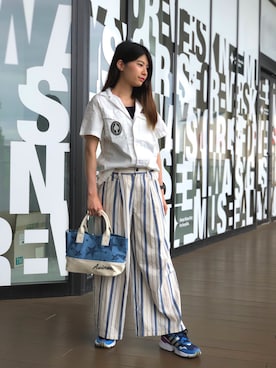 ヤマモトマイさん（レディース・165cm）の夏コーディネート