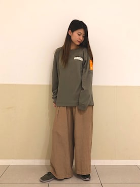 ヤマモトマイさん（レディース・165cm）の夏コーディネート