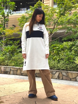 ヤマモトマイさん（レディース・165cm）の夏コーディネート