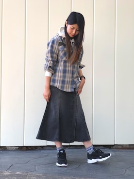 ヤマモトマイさん（レディース・165cm）の秋コーディネート