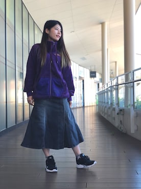 「新作」｜「アイテム（その他トップス）」を使った、ヤマモトマイさん（レディース・165cm）の秋コーディネート