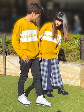 ヤマモトマイさん（レディース・165cm）の冬コーディネート
