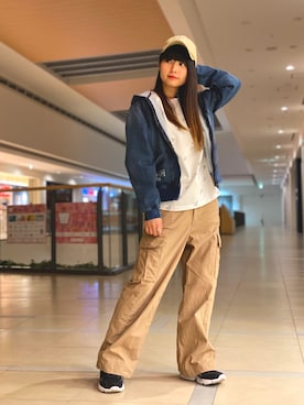 ヤマモトマイさん（レディース・165cm）の冬コーディネート